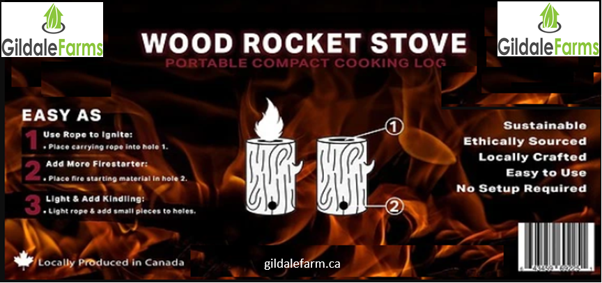 Gildale Wood Rocket Stove Outdoor Characterictics